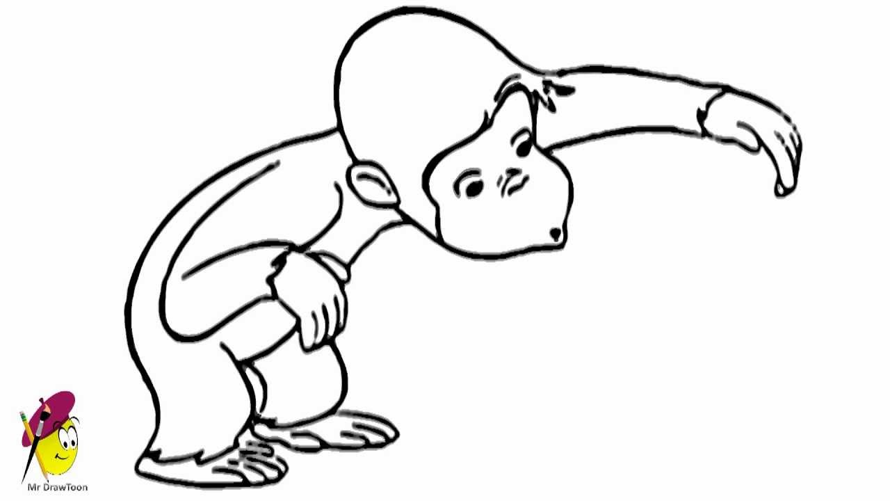 Draw Curious How to Draw Monkey YouTube