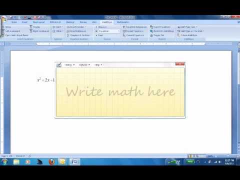 MathType Handwriting Recognition Demo.wmv - YouTube