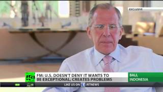 Russian FM Sergey Lavrov interview to Russia Today
