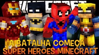 Super Heroes Minecraft Ep.1 - Heróis Muito Fortes !!