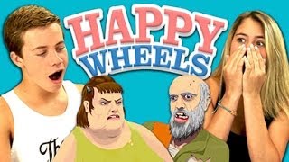 TEENS REACT TO HAPPY WHEELS