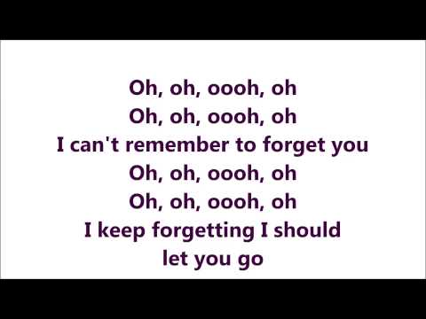Shakira ft Rihanna - Can't Remember To Forget You - lyrics