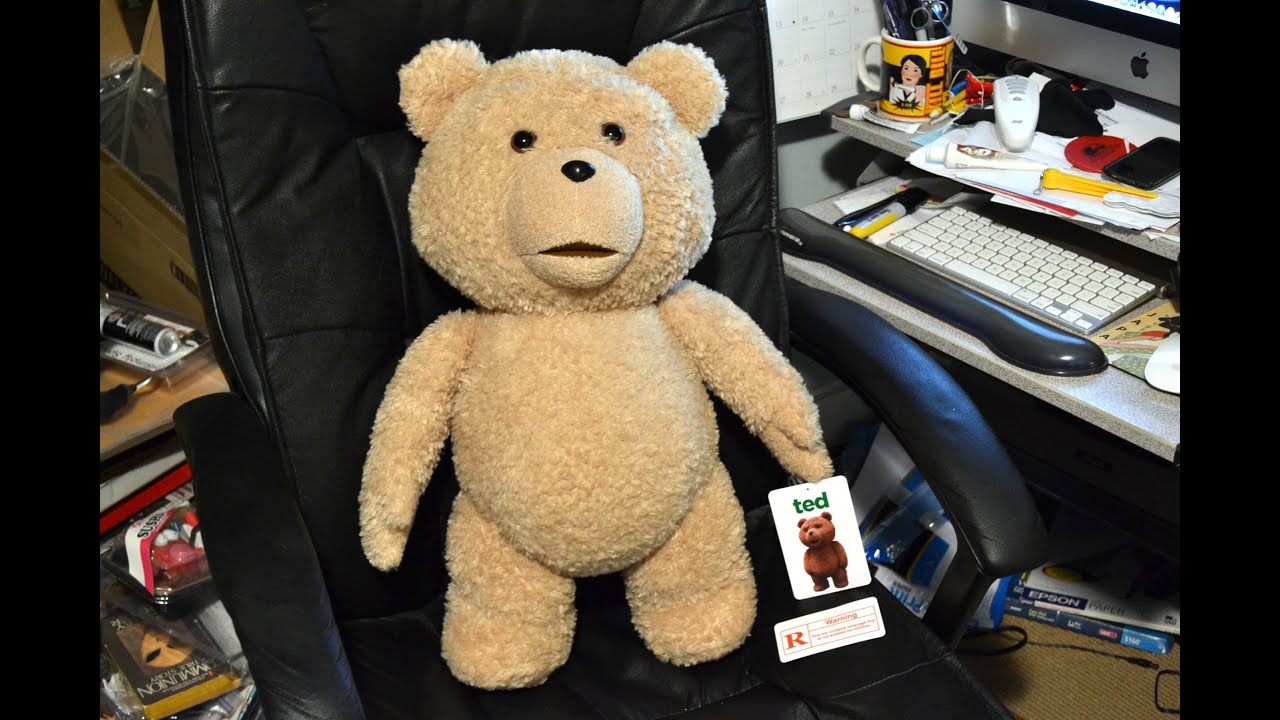 Life size 1:1 scale 24" Talking TED plush Teddy Bear TOY movie replica