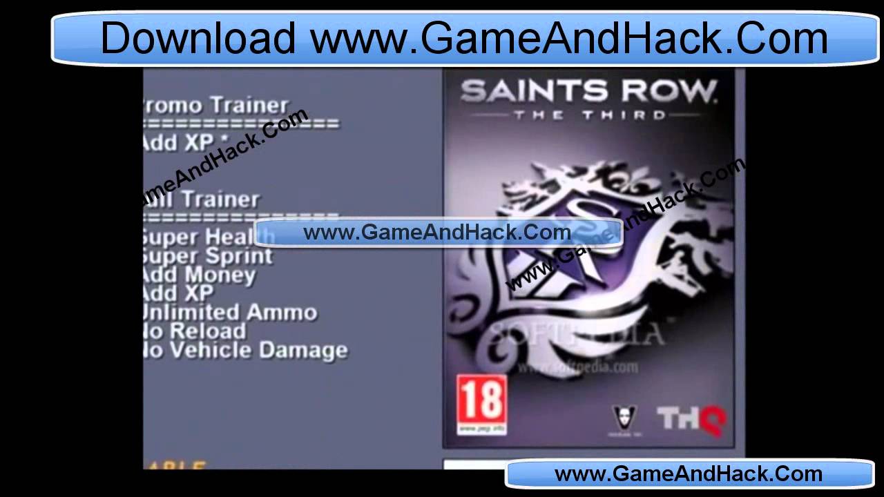 Saints Row the Third Trainer - PC Steam Cheat - GODMODE - YouTube