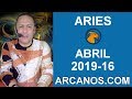 Video Horscopo Semanal ARIES  del 14 al 20 Abril 2019 (Semana 2019-16) (Lectura del Tarot)