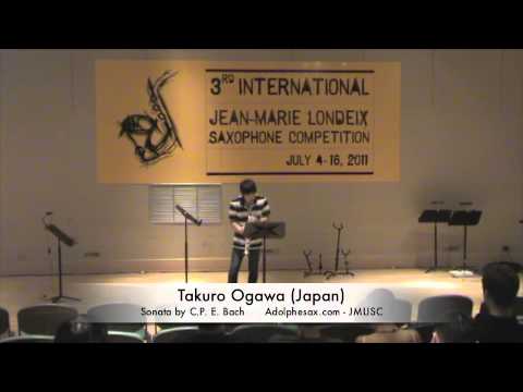 Takuro Ogawa Japan Sonata by C P E  Bach