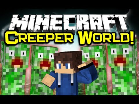 Minecraft CREEPER DIMENSION MOD Spotlight! - All Things Creeper