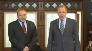 Начало переговоров С.В.Лаврова с Министром иностранных дел Израиля А.Либерманом