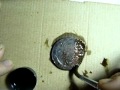 Быстрая чистка медной монеты