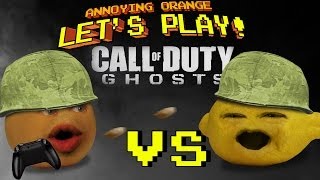 Annoying Orange Let's Play Call Of Duty Ghosts with Grandpa Lemon