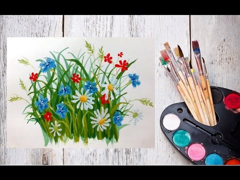 Рисовать может каждый цветы Рисовать может каждый цветы