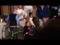 Obama's dog Sunny jumps on a kid at the White House