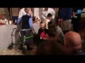 Obama's dog Sunny jumps on a kid at the White House