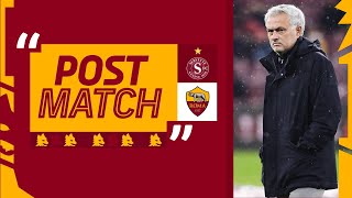 “Finire secondi non è un dramma” | JOSÉ MOURINHO AL TERMINE DI SERVETTE-ROMA