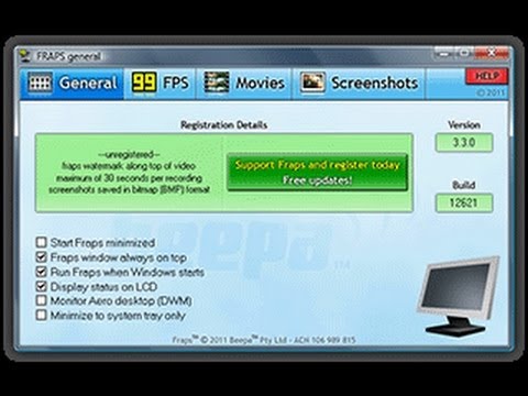 Tutorial: How To Get FRAPS (Full Version) For FREE! (2012) - YouTube