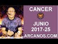 Video Horscopo Semanal CNCER  del 18 al 24 Junio 2017 (Semana 2017-25) (Lectura del Tarot)
