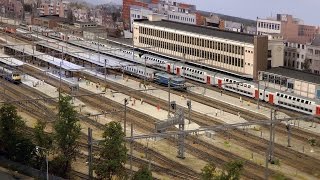 Lahnsteiner Modellbahntage : Spur H0 Anlage Hauptbahnhof Hasselt von Ivo Schraepen