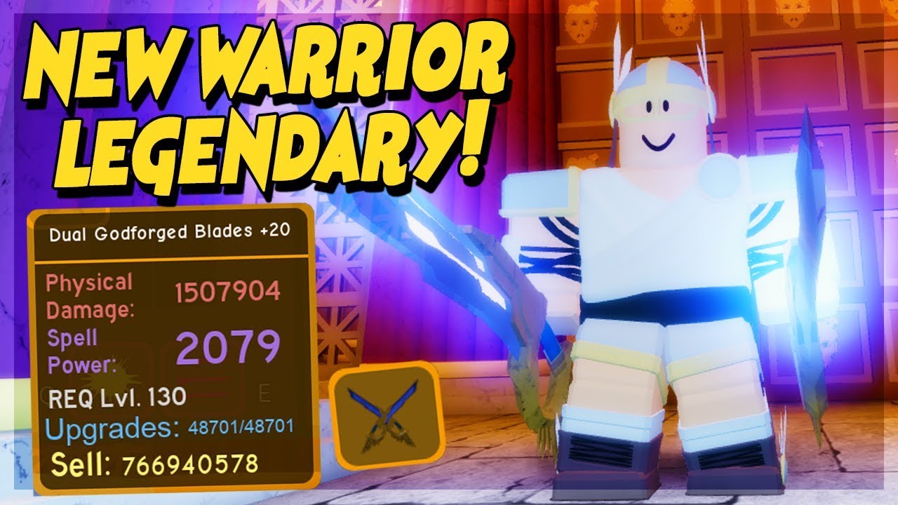 New Tier 20 Warrior Legendary Almost Best Max Warrior Loadout