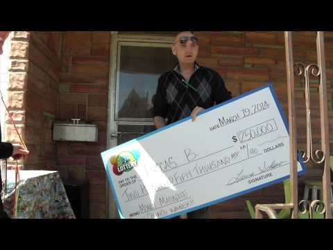 $250,000 Money Magnate Second Chance Winner - We surprised Luccas from Pueblo with a $250,000 check he won from entering his non-winning Money Magnate Scratch tickets!