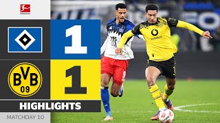 Hamburg SHOCK BVB Late! | HAMBURGER SV — BORUSSIA DORTMUND | Highlights | Matchday 10 – Bundesliga
