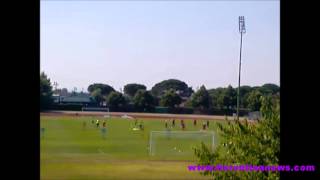 Il primo allenamento della Fiorentina 2013/14