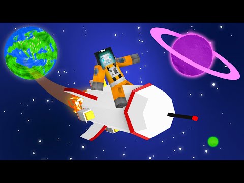 ROCKET Ship MOD to NEW Minecraft PLANETS!