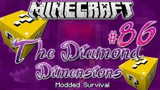 "5 LUCKY BLOCKS!" | Diamond Dimensions Modded Survival #86 | Minecraft