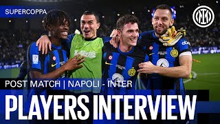 LAUTARO, PAVARD AND DE VRIJ | NAPOLI 0-1 INTER | PLAYERS INTERVIEW 🎙️⚫🔵??