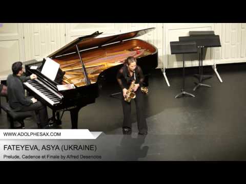 Dinant 2014 - Fateyeva, Asya - Prelude, Cadence et Finale by alfred Desenclos