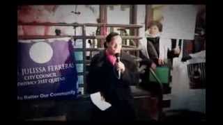Click to View : Council Member Julissa Ferreras March for improved traffic safety