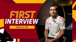 ✍️ ENZO LE FÉE SIGNS FOR ROMA! First interview as a Giallorossi player! 🎙️?