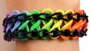 Rainbow Loom Nederlands - Double Infinity Armband || Loom bands, rainbow loom, nederlands, tutorial