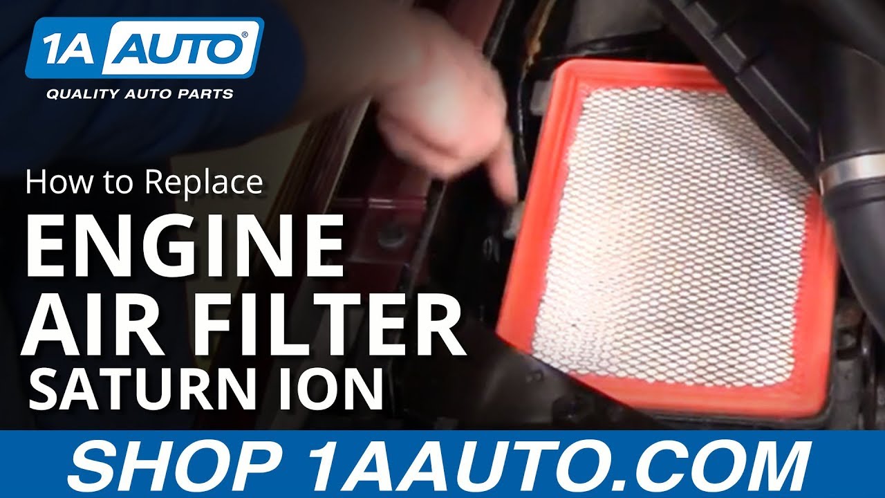 How To Install Replace Service Engine Air Filter Saturn Ion 03-07 1AAuto.com - YouTube 2009 Saturn Aura Cabin Air Filter Location