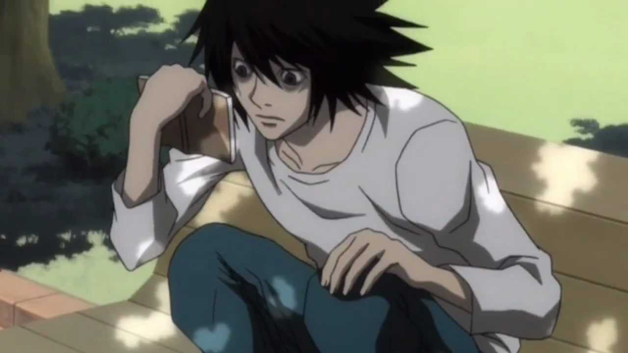 Death Note - L Funny Moment: "Oh! Yagami-kun!... Hello." [HD] - YouTube
