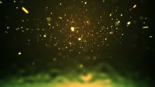 abstract visualization of yellow fire templete demo for background video