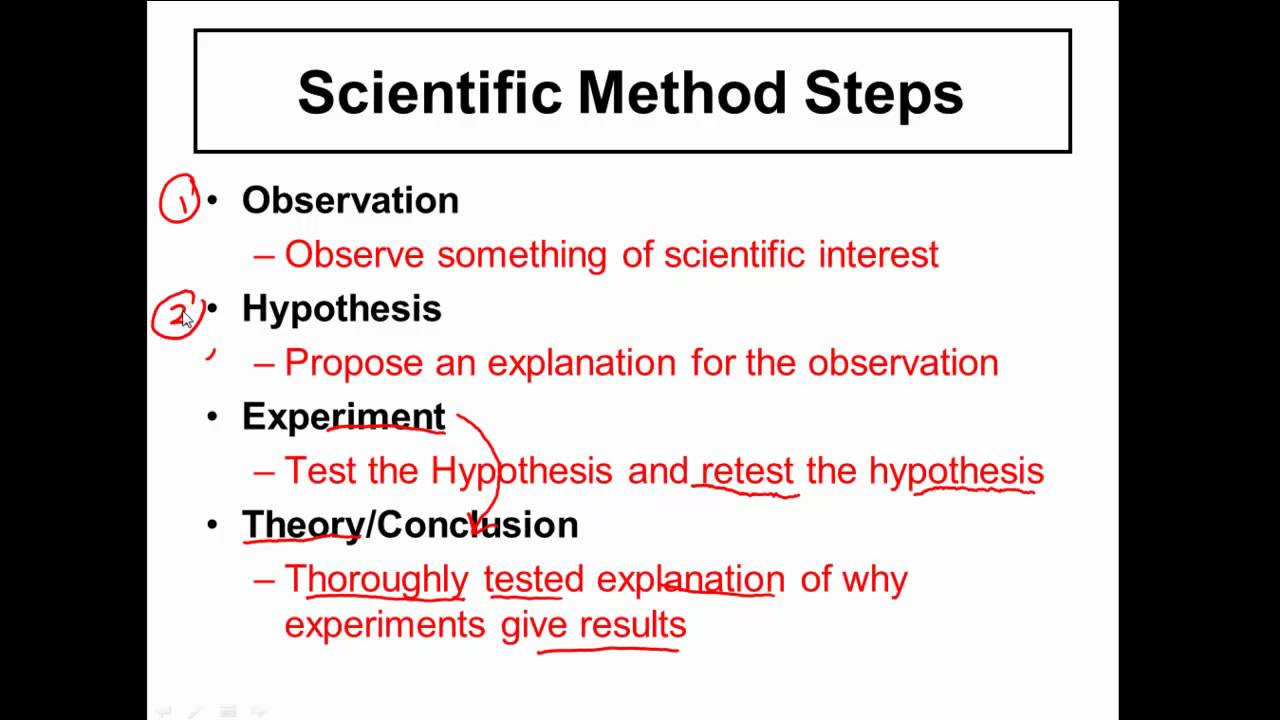 What is the Scientific Method - Physics and Chemistry - YouTube