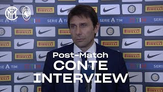 INTER 1-0 ATALANTA | ANTONIO CONTE EXCLUSIVE INTERVIEW: "It was a very tactical match" [SUB ENG]