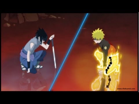 Naruto Shippuden Final Episode Sasuke Susanoo vs Naruto Kyubi  YouTube