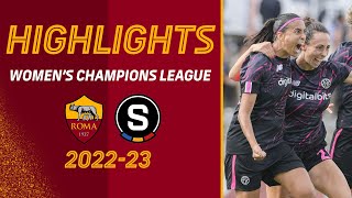 🌟? SIAMO IN CHAMPIONS LEAGUE!🌟?? | UWCL HIGHLIGHTS | Roma 4-1 Sparta Praga