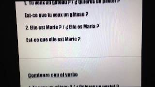 Cómo hacer preguntas en francés