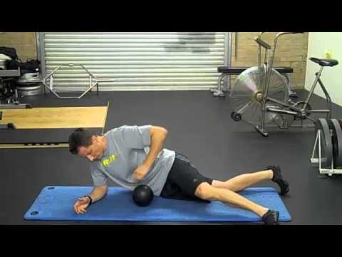 how to release psoas with tennis ball