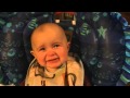 Emotional baby! Too cute!