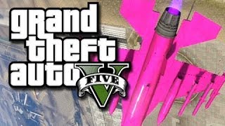 GTA 5 Online - Pink Jets, Cargo Planes, and Taco Trucks!  (GTA 5 Funny Moments and Mods!)