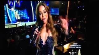 Chiquis Rivera cantando las malandrinas en premios la radio