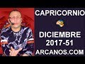 Video Horscopo Semanal CAPRICORNIO  del 17 al 23 Diciembre 2017 (Semana 2017-51) (Lectura del Tarot)