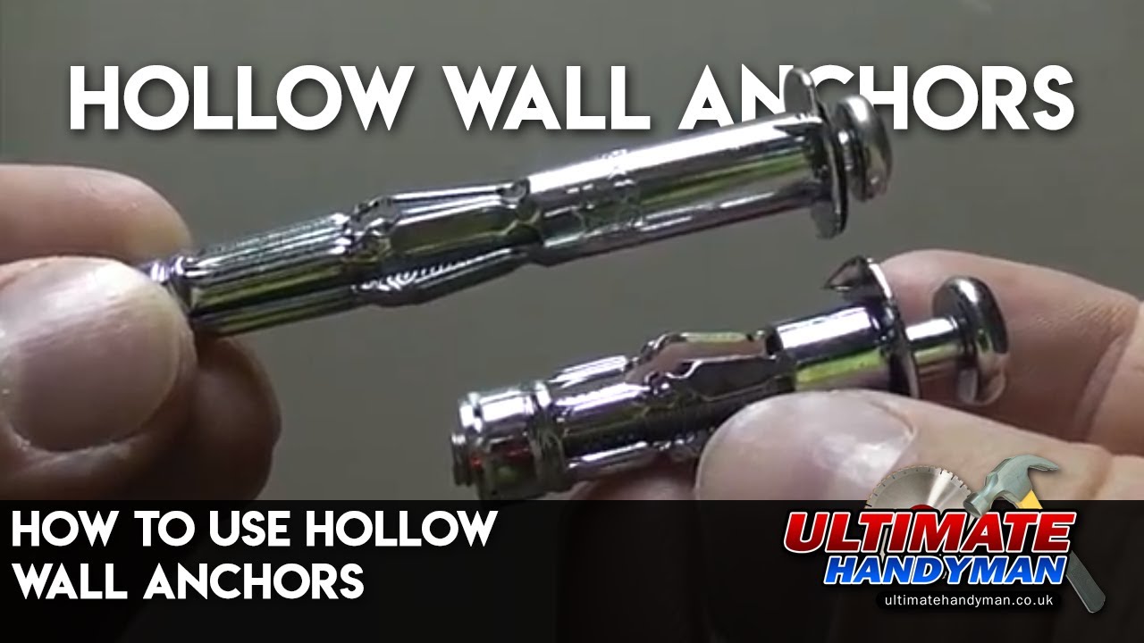 How to use hollow wall anchors YouTube