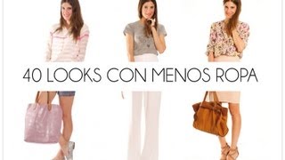 40 looks con menos ropa