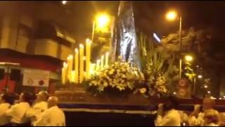 La imagen de una virgen se cae durante una procesión en Alicante