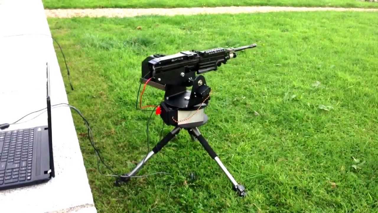 M249 Airsoft Sentry Gun YouTube