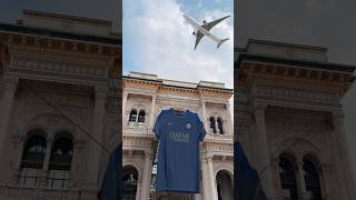 The new Training Kit has just landed in Milano with the World’s Best Airline 👕🖤💙??? #IMInter #Shorts